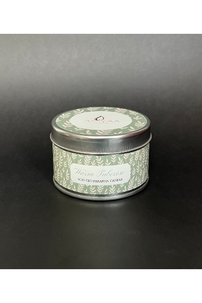Paraffin Tin Candle - Warm Tuberose 